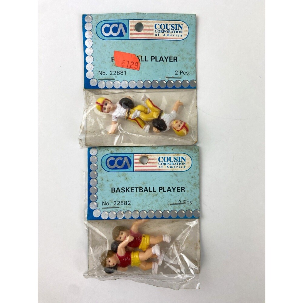 Vintage Cousin Corp of America Sports Figures Toys Cake Topper READ